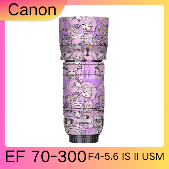 Lentes Canon EF70-300F4-5.6 IS II USM  - Pele câmera, adesivo câmera - com alta resistência a arranhões, à prova d'água e com design elegante.